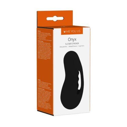 Masturbator- me you us onyx sucker stroker male masturbator black - obrazek 2