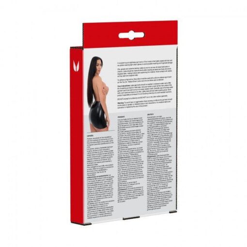 Me you us latex mini skirt small - obrazek 4