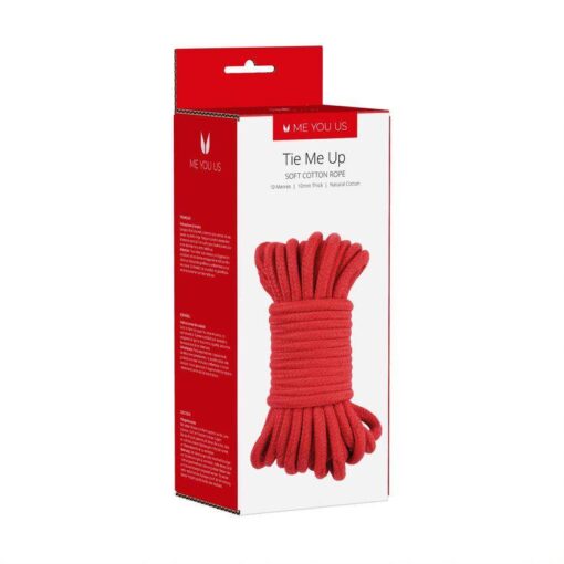 Me you us tie me up rope red 10m - obrazek 3