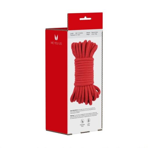 Me you us tie me up rope red 10m - obrazek 4
