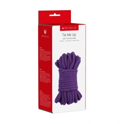 Me you us tie me up rope purple 10m - obrazek 3