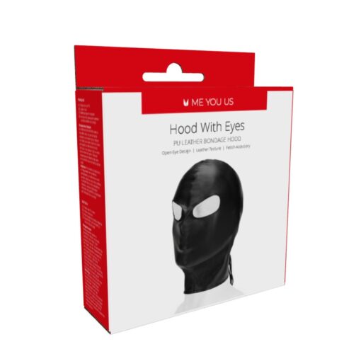 Me you us hood with eyes pu leather - obrazek 2