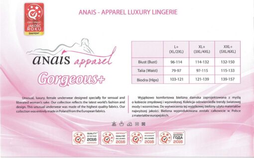 Islla black robe xxl+ ( czarny peniuar ) - obrazek 3