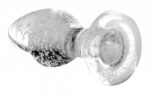 Glow in the dark glass anal plug - obrazek 2