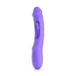 Good vibes only - flax vibrating dildo with g-spot stimulator - obrazek 2