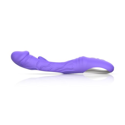 Good vibes only - flax vibrating dildo with g-spot stimulator - obrazek 3