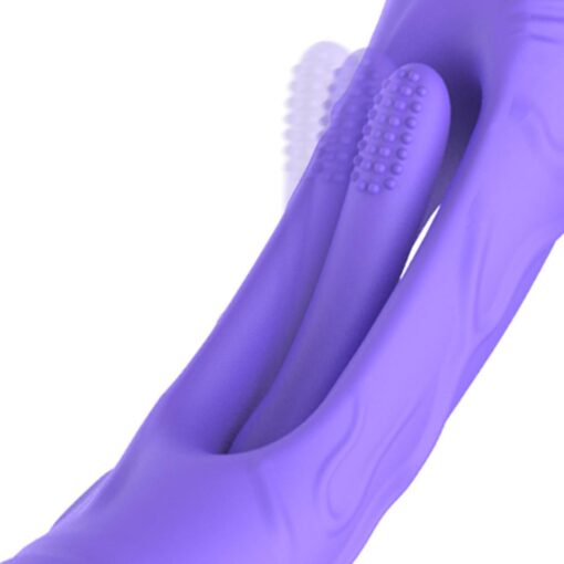 Good vibes only - flax vibrating dildo with g-spot stimulator - obrazek 6