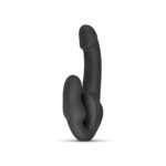 No-parts - morgan strapless strap-on dildo - 22 cm - black - obrazek 5