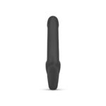 No-parts - morgan strapless strap-on dildo - 22 cm - black - obrazek 6