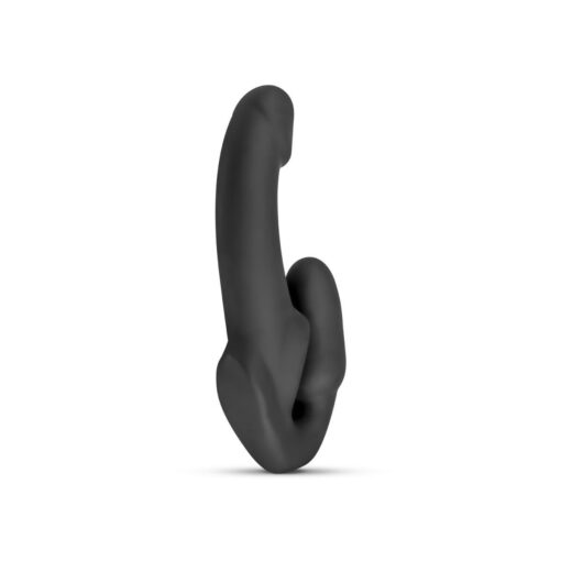 No-parts - morgan strapless strap-on dildo - 22 cm - black - obrazek 7