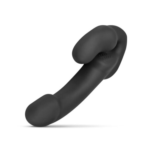 No-parts - morgan strapless strap-on dildo - 22 cm - black - obrazek 9
