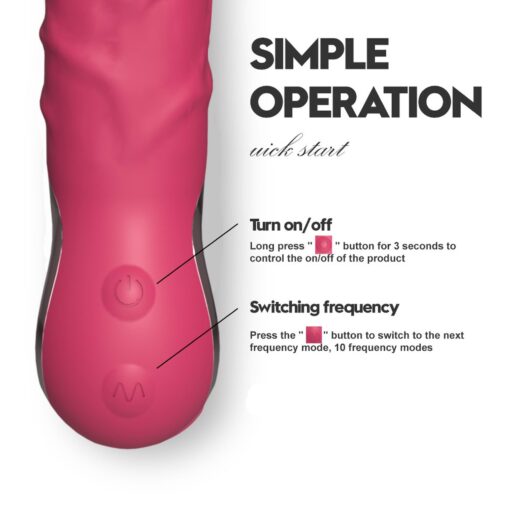 Realistic vibrator pink - obrazek 10