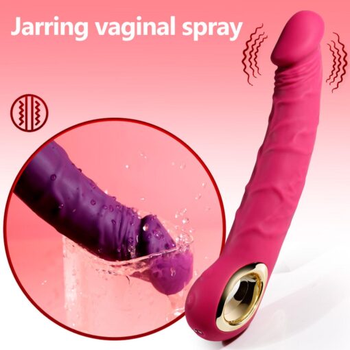 Realistic vibrator pink - obrazek 14