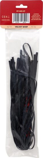 Fetish fever - velvet whip - red - obrazek 2