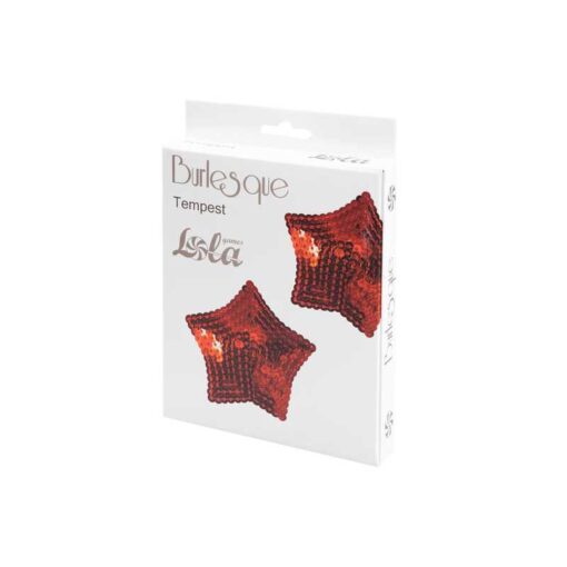 Pasties burlesque tempest red - obrazek 4