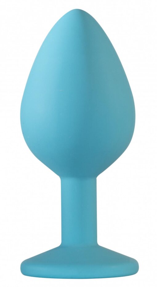 Plug-anal plug emotions cutie medium turquoise pink crystal - obrazek 2