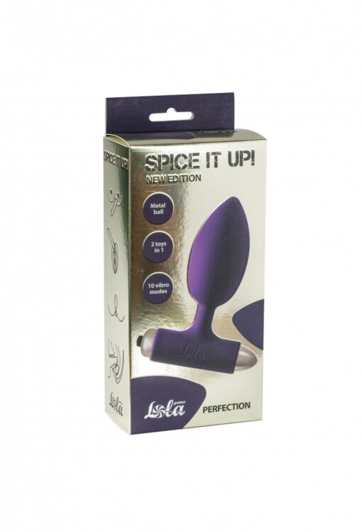 Vibrating anal plug spice it up new edition perfection ultraviolet - obrazek 3