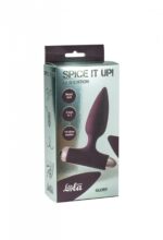 Vibrating anal plug spice it up new edition glory wine red - obrazek 3