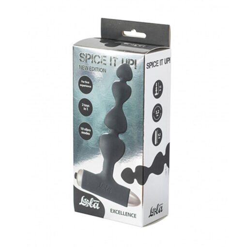 Vibrating anal plug spice it up new edition excellence black - obrazek 2