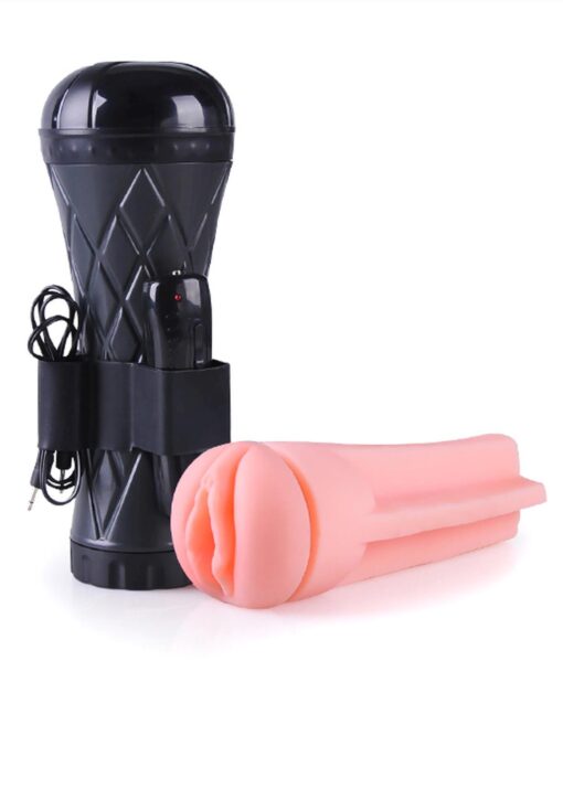 Masturbator-vibrating vagina cyber skin- latarka - obrazek 5