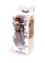 Plug-jewellery dark silver butt plug- purple - obrazek 10