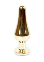 Plug-jewellery gold butt plug- red - obrazek 6