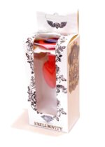 Plug-jewellery red silicon plug small- blue diamond - obrazek 9