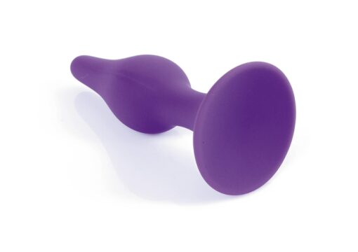Plug-silicone plug purple - medium - obrazek 2