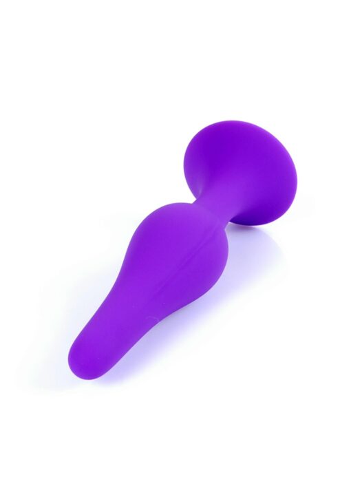 Plug-silicone plug purple - medium - obrazek 3
