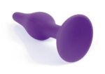 Plug-silicone plug purple - extra large - obrazek 2