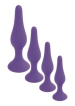Plug-silicone plug purple - extra large - obrazek 4