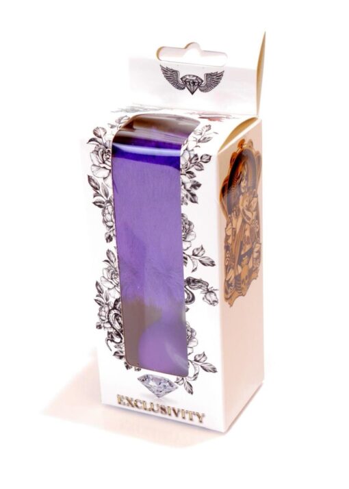 Plug-jewellery silicon plug - bunny tail - purple - obrazek 7