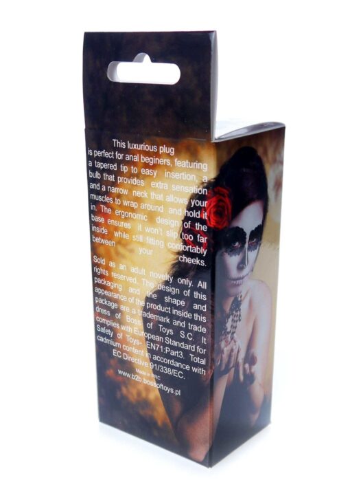 Plug-jewellery red gold plug- black - obrazek 6
