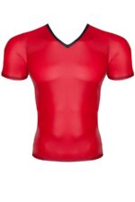 Męski t-shirt z wetlooka w serek s - obrazek 3