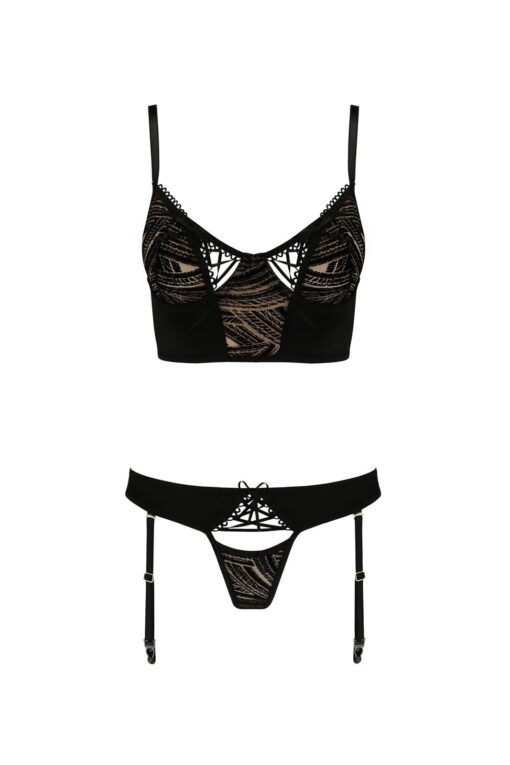 Bielizna-lara set black l/xl - casmir - obrazek 3