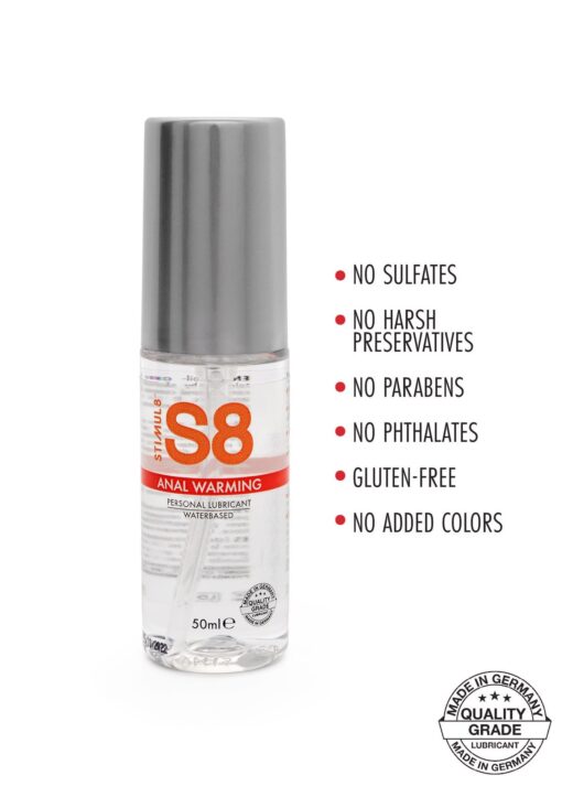 S8 wb warming anal lube 50ml warming - obrazek 2