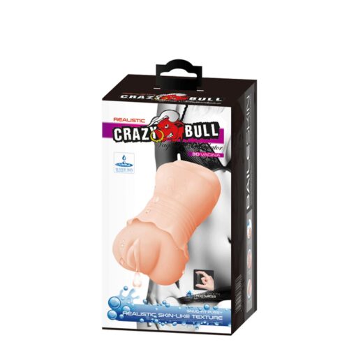 Crazy bull- realistic 3d vagina, water lubricant - obrazek 6