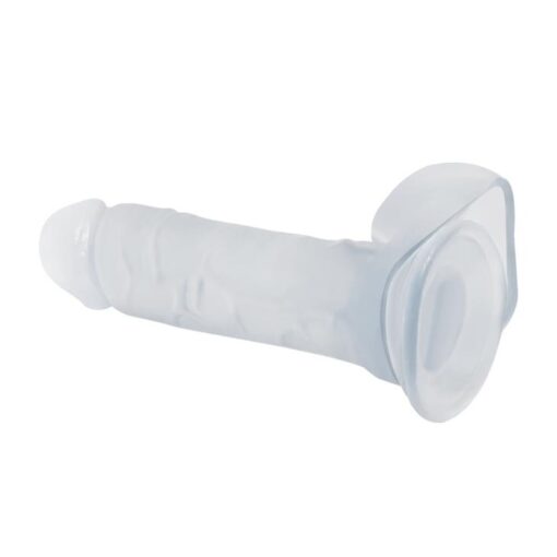 Baile - dong realistic dildo ( clear/pink/purple ) - obrazek 5