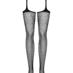 Obsessive Bielizna-garter stockings s207 XL/XXL