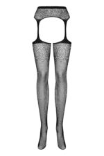 Obsessive Bielizna-garter stockings s207 XL/XXL