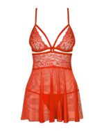 Obsessive Bielizna-838-bab-3 babydoll i stringi XXL