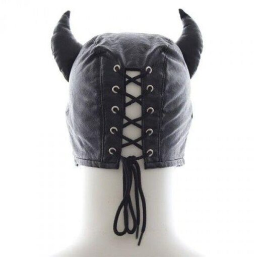 Maska-devil mask black - obrazek 3
