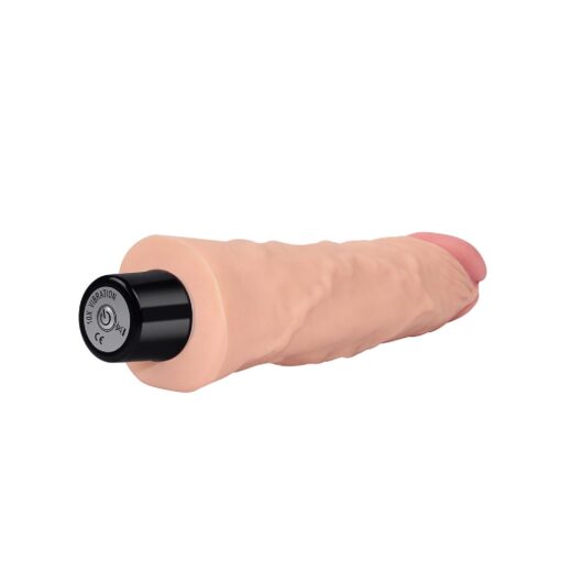 8"" real softee vibrating dildo - obrazek 3
