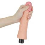 8"" real softee vibrating dildo - obrazek 4