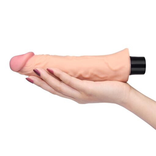 8"" real softee vibrating dildo - obrazek 5
