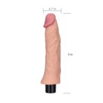 8"" real softee vibrating dildo - obrazek 7