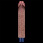 9" real softee rechargeable silicone vibrating dildo - obrazek 2