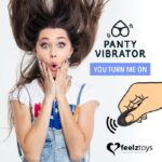 Feelztoys - panty vibe remote controlled vibrator black - obrazek 5
