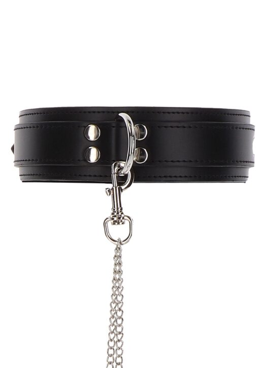 Heavy collar and wrist cuffs black - obrazek 4