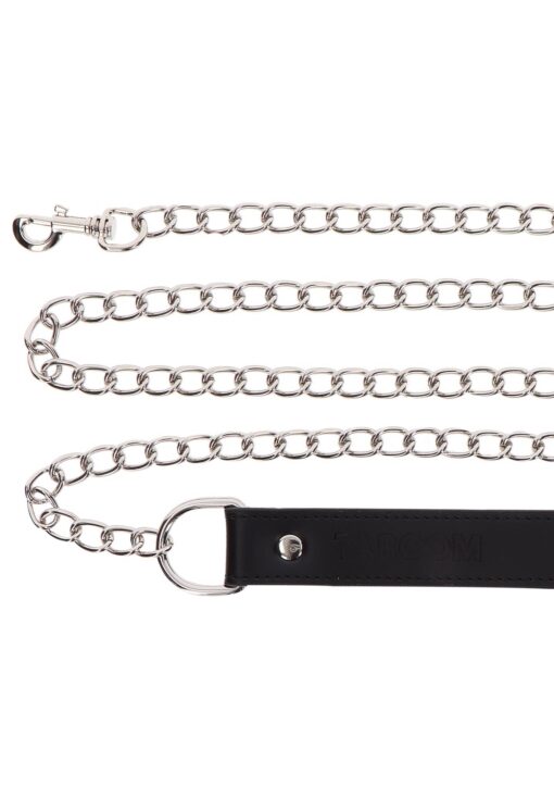 Chain leash black - obrazek 4